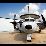 Northrop Grumman E-2 Hawkeye in the Air Force israeli museum.